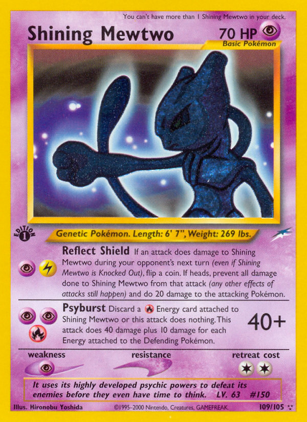 Shining Mewtwo (109/105) [Neo Destiny 1st Edition] | Gear Gaming Fayetteville