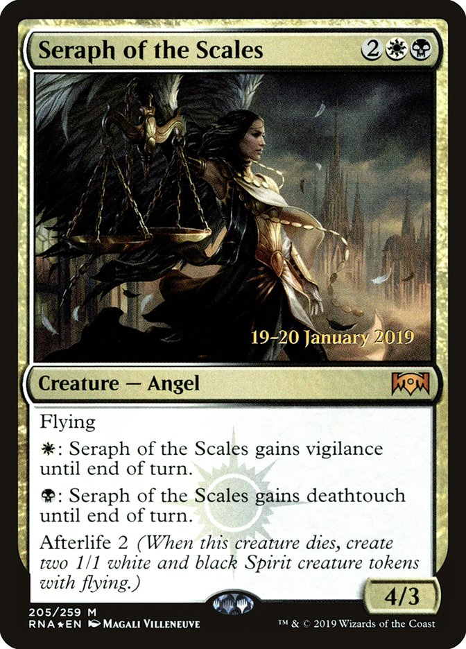 Seraph of the Scales [Ravnica Allegiance Prerelease Promos] | Gear Gaming Fayetteville