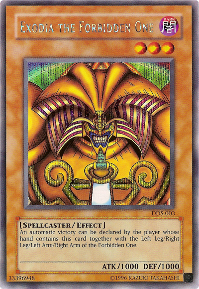 Exodia the Forbidden One (Dark Duel Stories) [DDS-003] Secret Rare | Gear Gaming Fayetteville