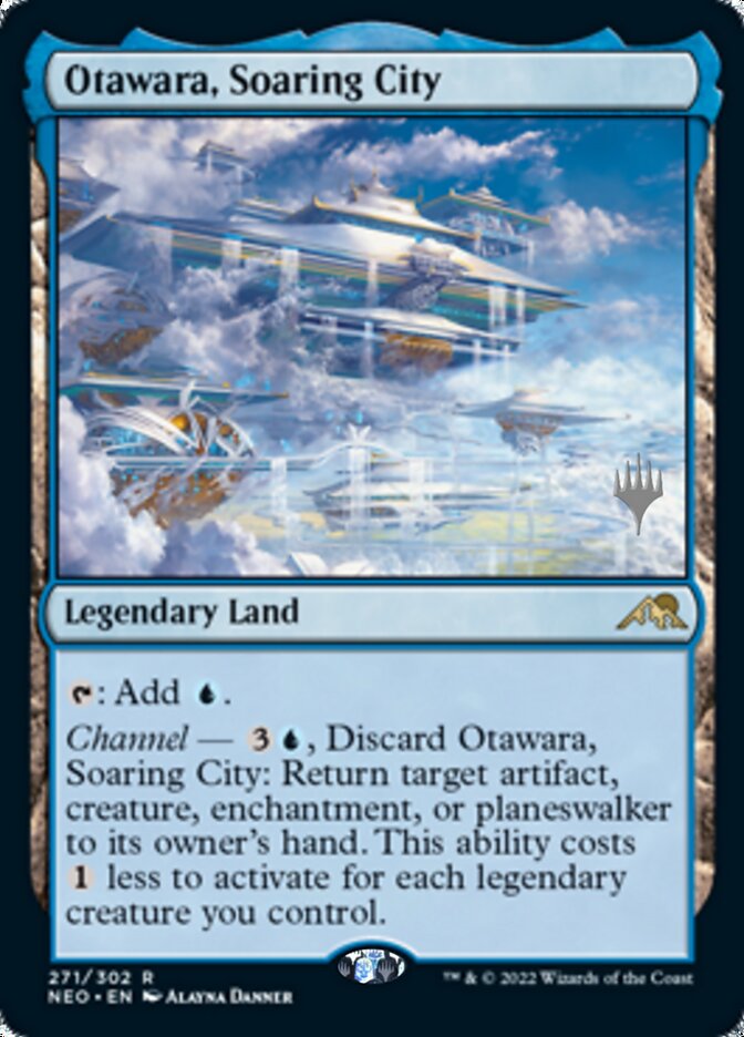 Otawara, Soaring City (Promo Pack) [Kamigawa: Neon Dynasty Promos] | Gear Gaming Fayetteville