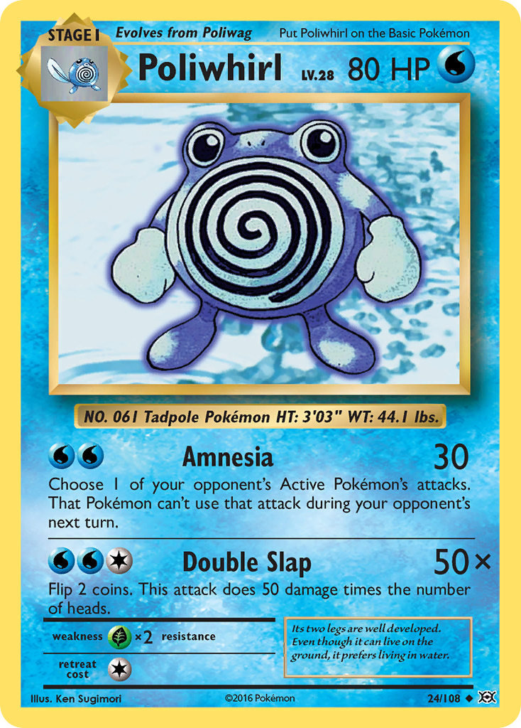 Poliwhirl (24/108) [XY: Evolutions] | Gear Gaming Fayetteville