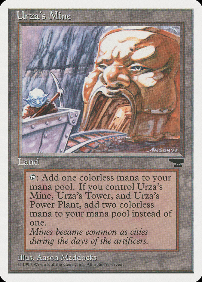 Urza's Mine (Mine Cart Entering Mouth) [Chronicles] | Gear Gaming Fayetteville