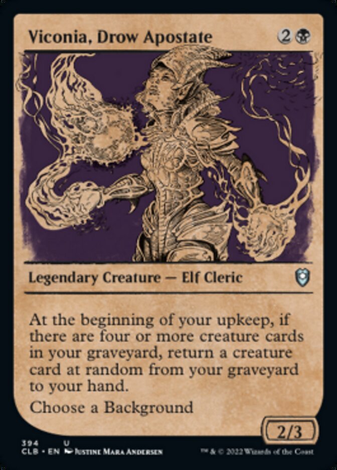Viconia, Drow Apostate (Showcase) [Commander Legends: Battle for Baldur's Gate] | Gear Gaming Fayetteville