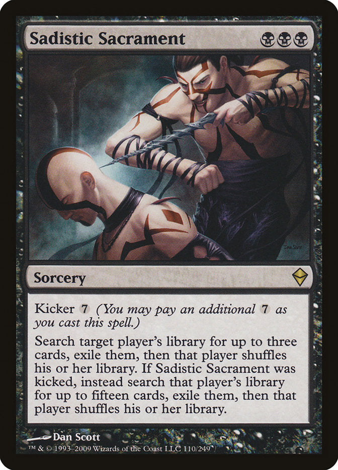 Sadistic Sacrament [Zendikar] | Gear Gaming Fayetteville