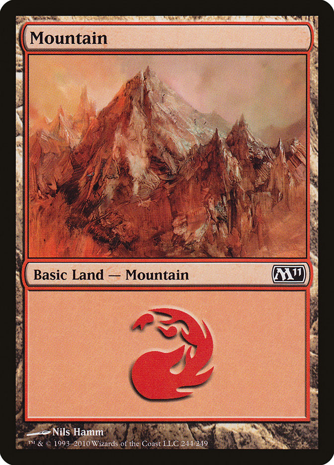 Mountain (244) [Magic 2011] | Gear Gaming Fayetteville