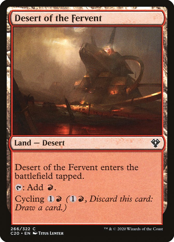 Desert of the Fervent [Commander 2020] | Gear Gaming Fayetteville