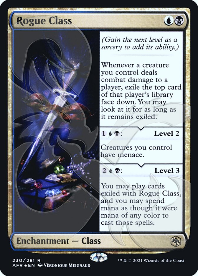 Rogue Class (Ampersand Promo) [Dungeons & Dragons: Adventures in the Forgotten Realms Promos] | Gear Gaming Fayetteville