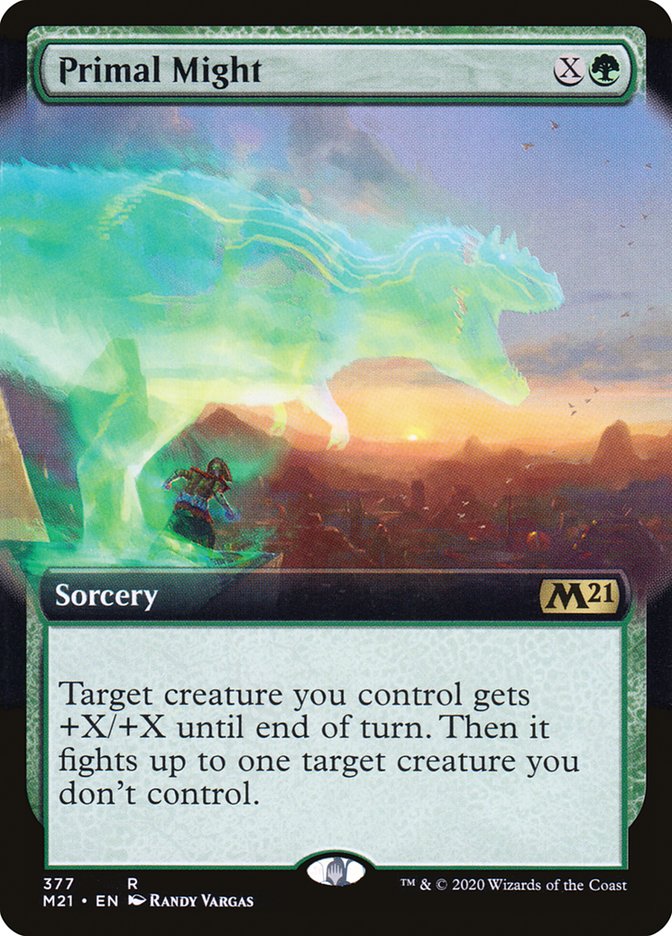 Primal Might (Extended Art) [Core Set 2021] | Gear Gaming Fayetteville