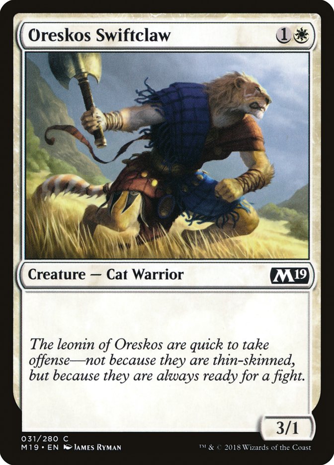 Oreskos Swiftclaw [Core Set 2019] | Gear Gaming Fayetteville