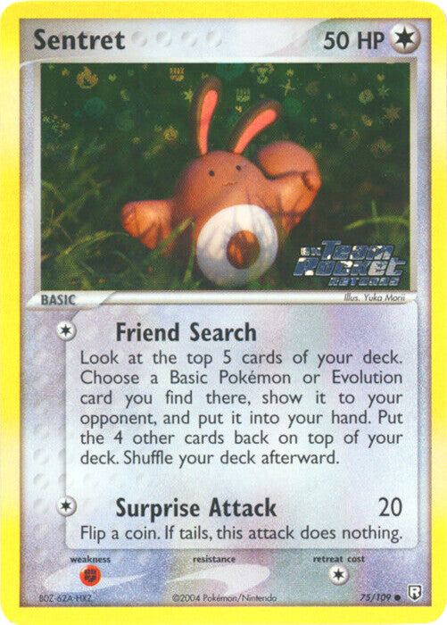 Sentret (75/109) (Stamped) [EX: Team Rocket Returns] | Gear Gaming Fayetteville