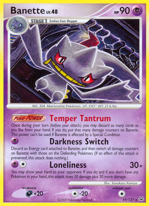 Banette (19/127) [Platinum: Base Set] | Gear Gaming Fayetteville