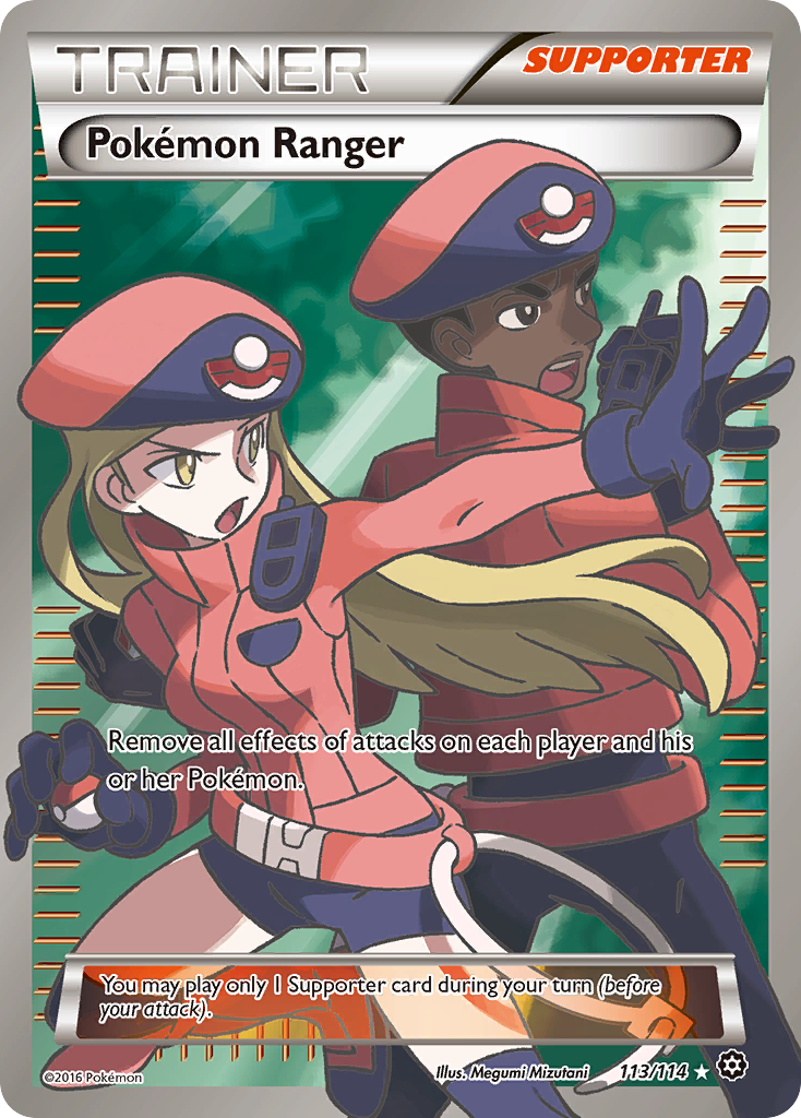 Pokemon Ranger (113/114) [XY: Steam Siege] | Gear Gaming Fayetteville
