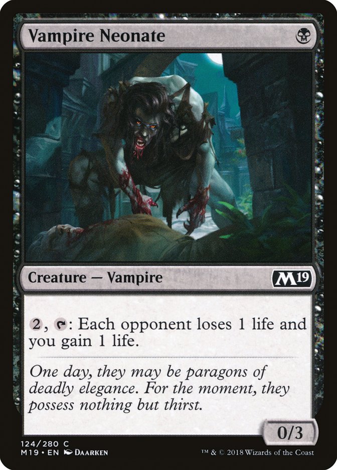 Vampire Neonate [Core Set 2019] | Gear Gaming Fayetteville