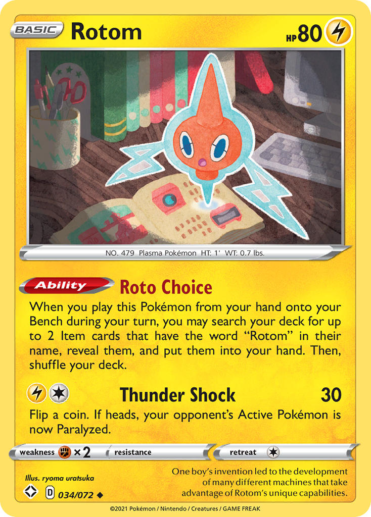 Rotom (034/072) [Sword & Shield: Shining Fates] | Gear Gaming Fayetteville