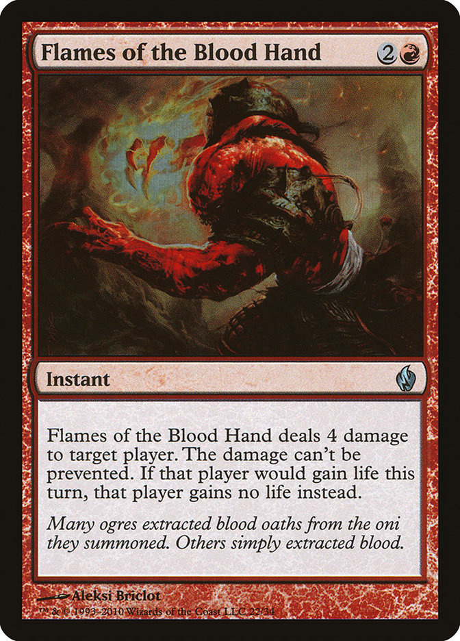 Flames of the Blood Hand [Premium Deck Series: Fire and Lightning] | Gear Gaming Fayetteville