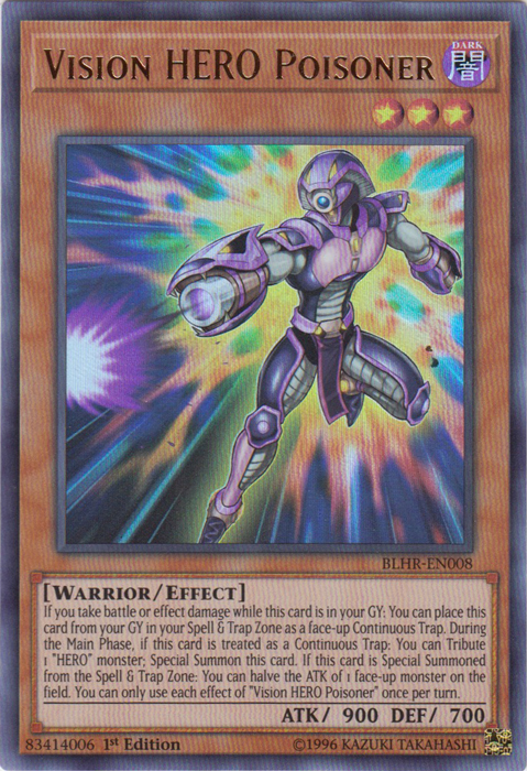Vision Hero Poisoner [BLHR-EN008] Ultra Rare | Gear Gaming Fayetteville