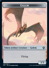 Golem (025) // Thopter Double-Sided Token [Commander 2021 Tokens] | Gear Gaming Fayetteville