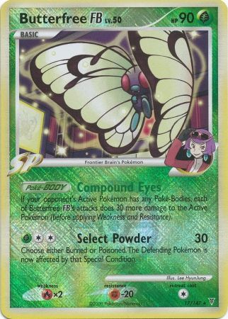 Butterfree FB LV.50 (17/147) (League Promo) [Platinum: Supreme Victors] | Gear Gaming Fayetteville