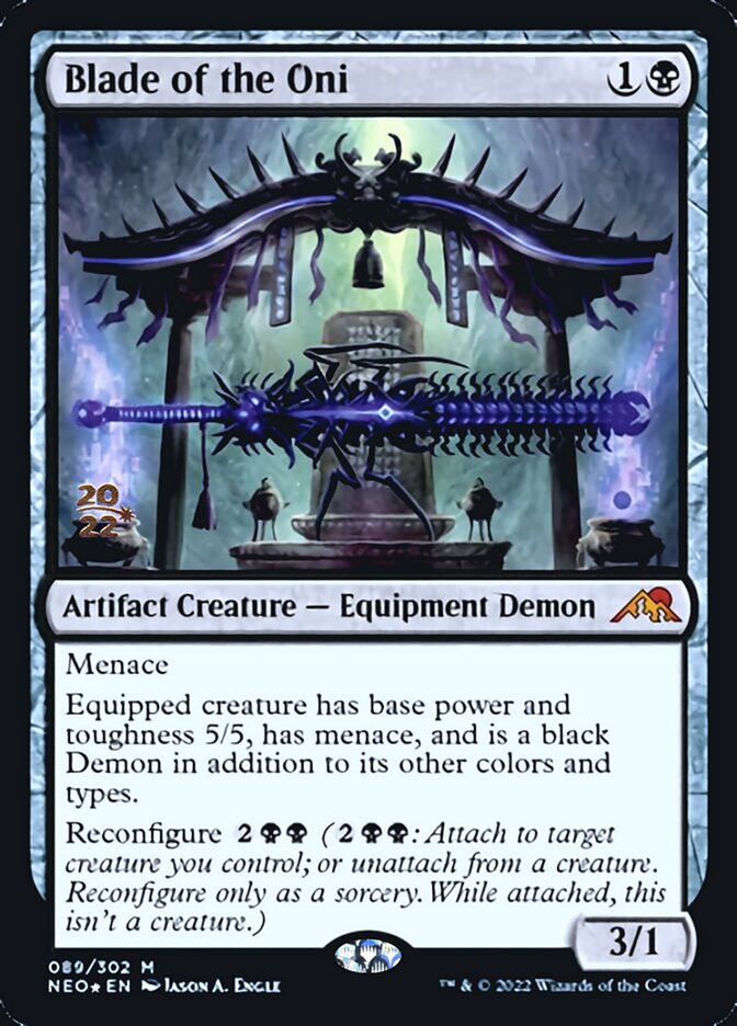 Blade of the Oni [Kamigawa: Neon Dynasty Prerelease Promos] | Gear Gaming Fayetteville