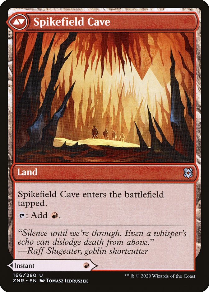 Spikefield Hazard // Spikefield Cave [Zendikar Rising] | Gear Gaming Fayetteville