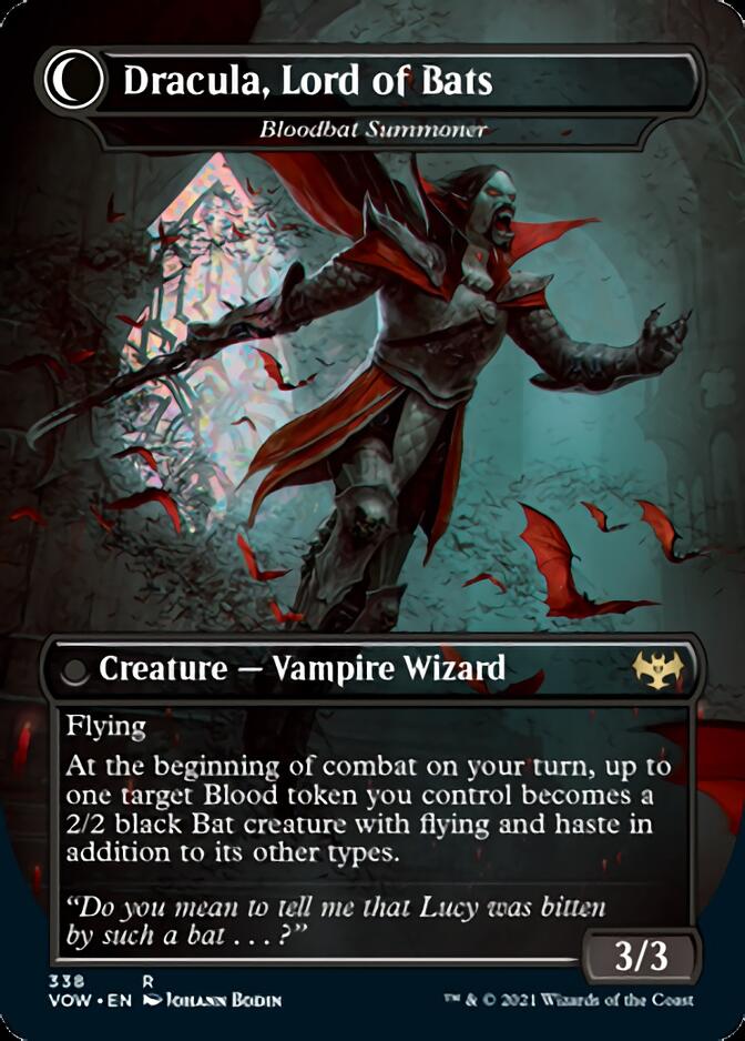 Voldaren Bloodcaster // Bloodbat Summoner - Dracula, Lord of Blood // Dracula, Lord of Bats [Innistrad: Crimson Vow] | Gear Gaming Fayetteville