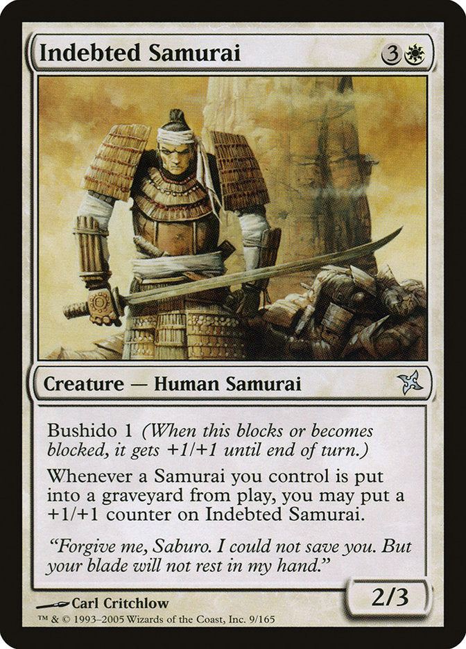 Indebted Samurai [Betrayers of Kamigawa] | Gear Gaming Fayetteville