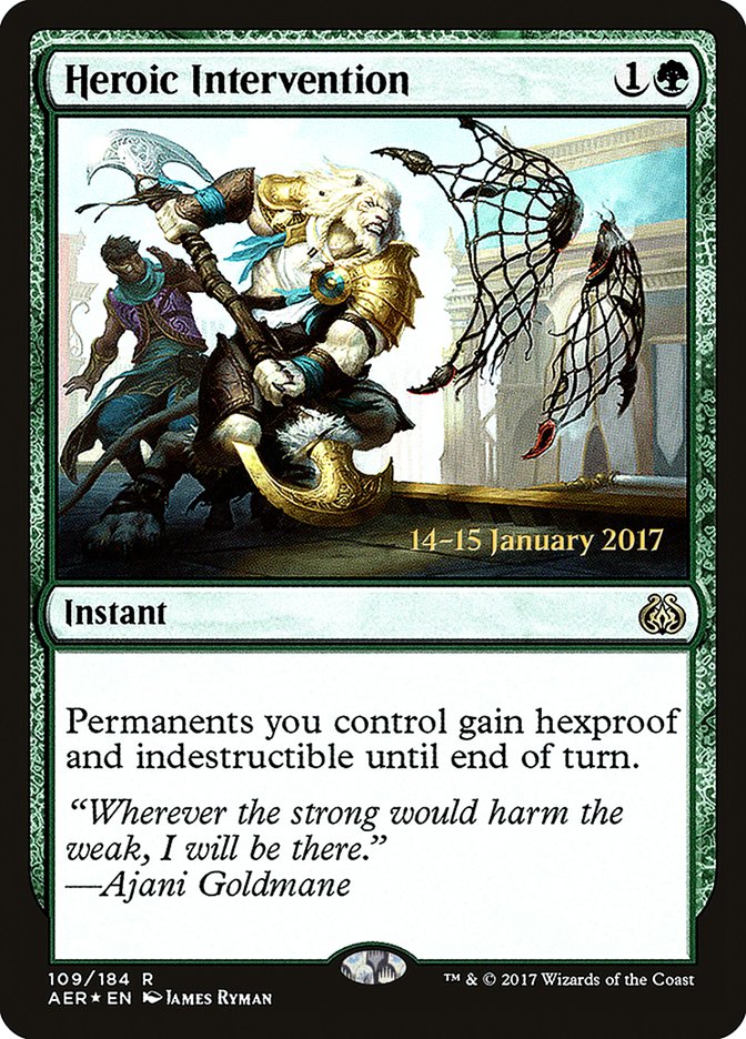 Heroic Intervention [Aether Revolt Prerelease Promos] | Gear Gaming Fayetteville