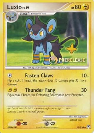 Luxio (52/130) (Prerelease Promo) [Nintendo: Black Star Promos] | Gear Gaming Fayetteville