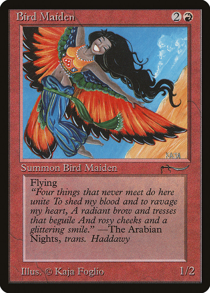 Bird Maiden (Light Mana Cost) [Arabian Nights] | Gear Gaming Fayetteville