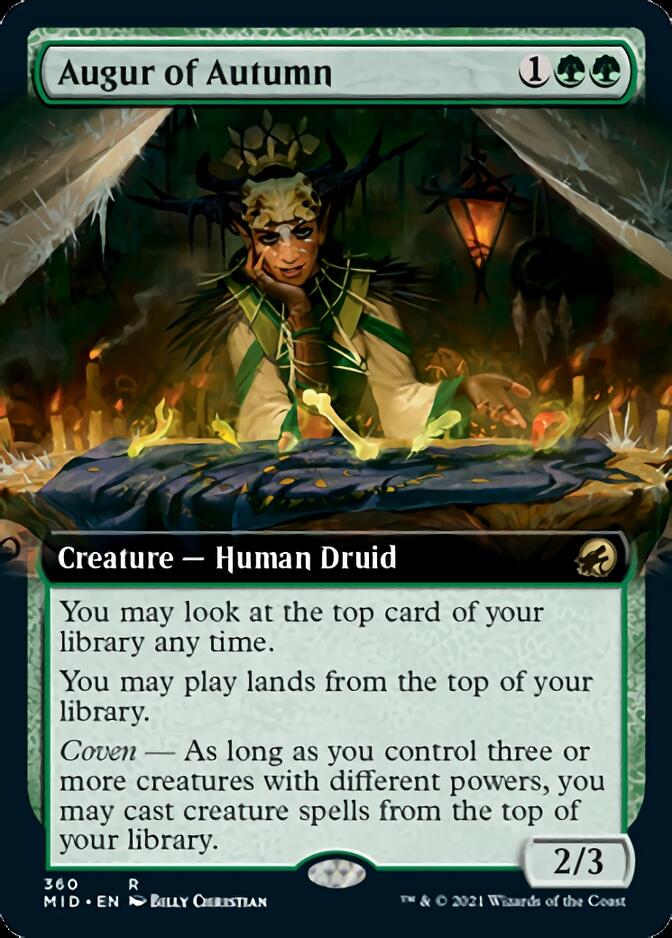 Augur of Autumn (Extended Art) [Innistrad: Midnight Hunt] | Gear Gaming Fayetteville