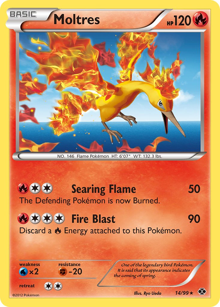 Moltres (14/99) (Blister Exclusive) [Black & White: Next Destinies] | Gear Gaming Fayetteville