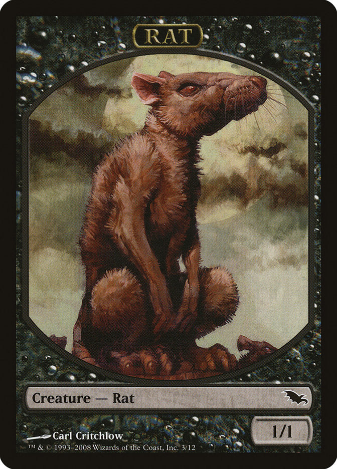 Rat Token [Shadowmoor Tokens] | Gear Gaming Fayetteville