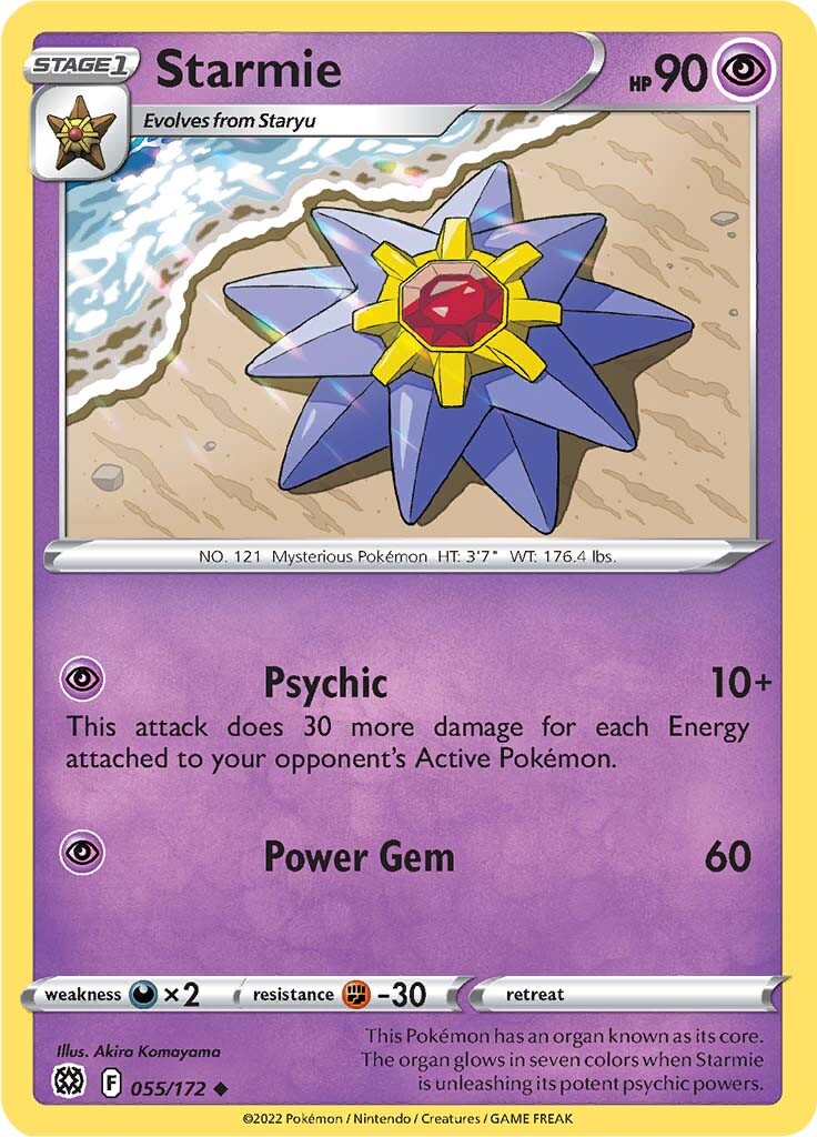 Starmie (055/172) [Sword & Shield: Brilliant Stars] | Gear Gaming Fayetteville