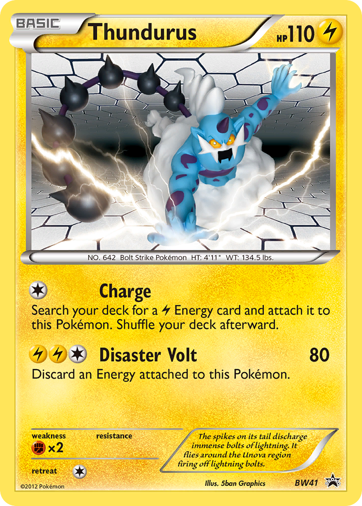 Thundurus (BW41) [Black & White: Black Star Promos] | Gear Gaming Fayetteville