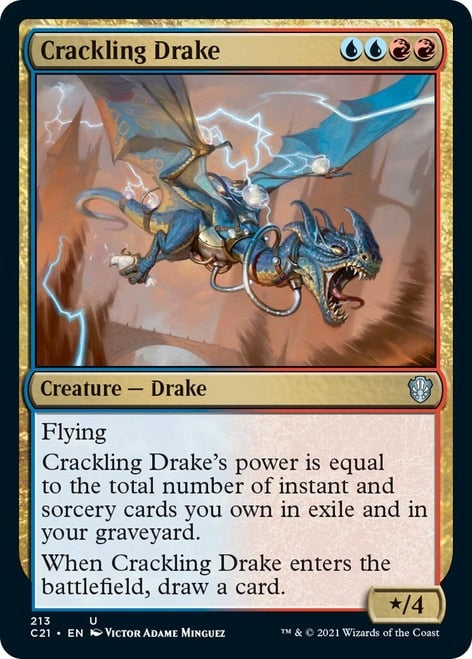 Crackling Drake [Commander 2021] | Gear Gaming Fayetteville