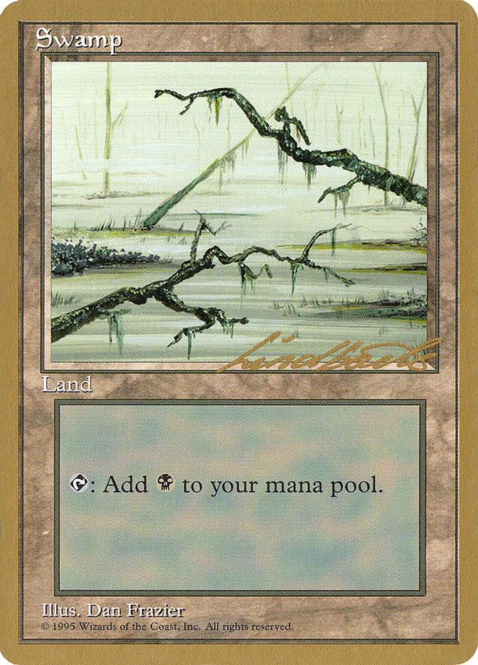 Swamp (ll371) (Leon Lindback) [Pro Tour Collector Set] | Gear Gaming Fayetteville