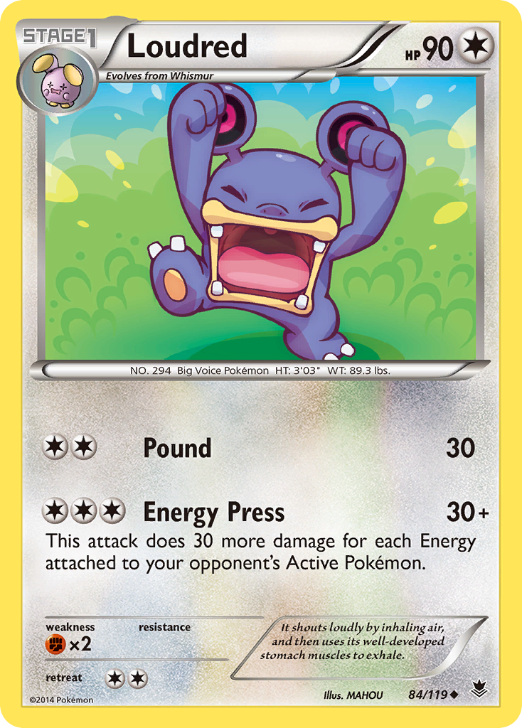 Loudred (84/119) [XY: Phantom Forces] | Gear Gaming Fayetteville