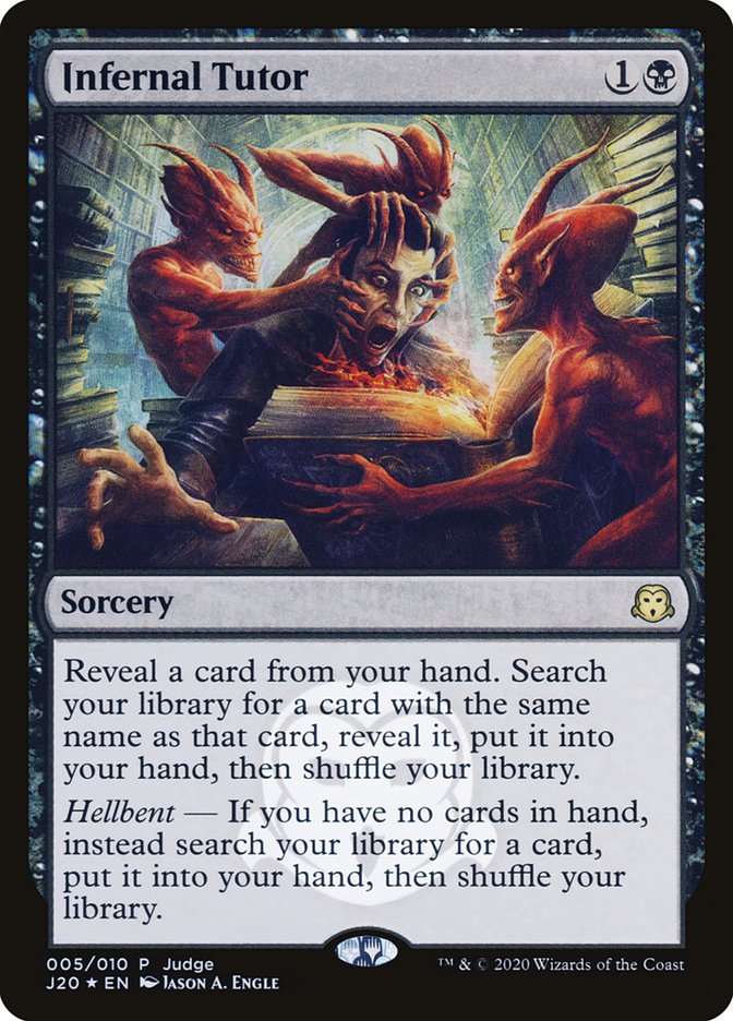 Infernal Tutor [Judge Gift Cards 2020] | Gear Gaming Fayetteville