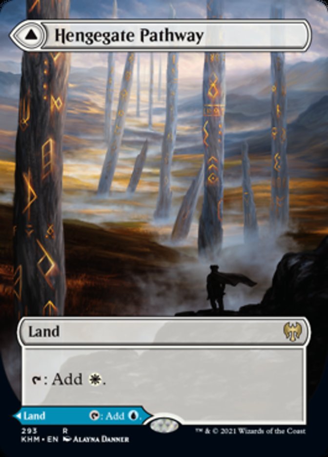 Hengegate Pathway // Mistgate Pathway (Borderless Alternate Art) [Kaldheim] | Gear Gaming Fayetteville