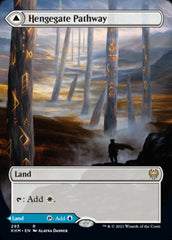 Hengegate Pathway // Mistgate Pathway (Borderless Alternate Art) [Kaldheim] | Gear Gaming Fayetteville