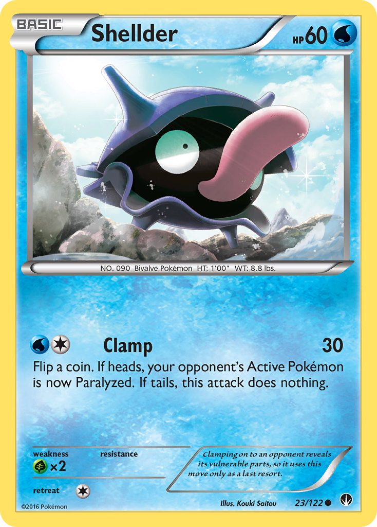 Shellder (23/122) [XY: BREAKpoint] | Gear Gaming Fayetteville