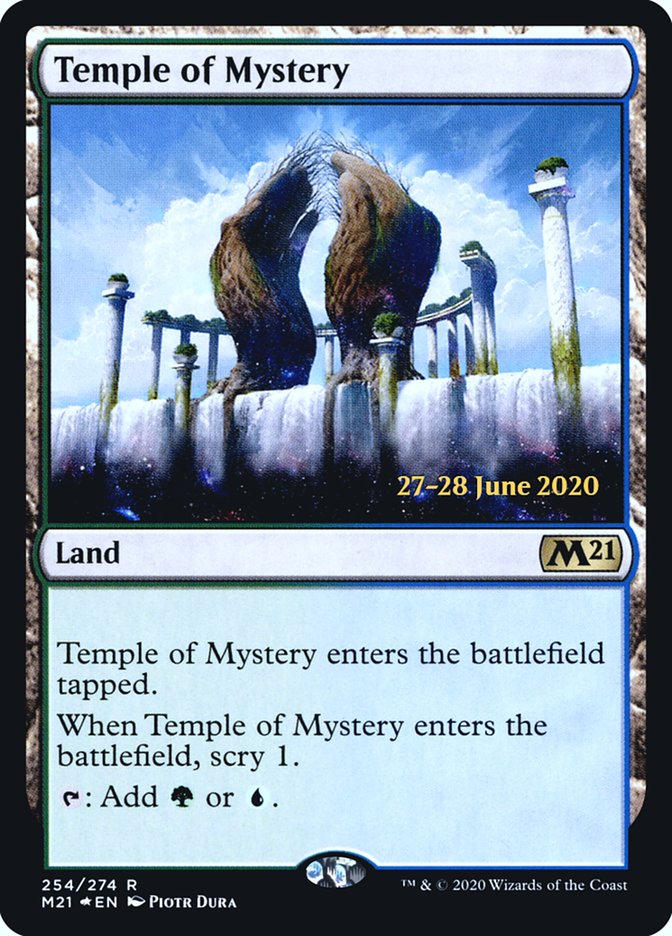 Temple of Mystery [Core Set 2021 Prerelease Promos] | Gear Gaming Fayetteville