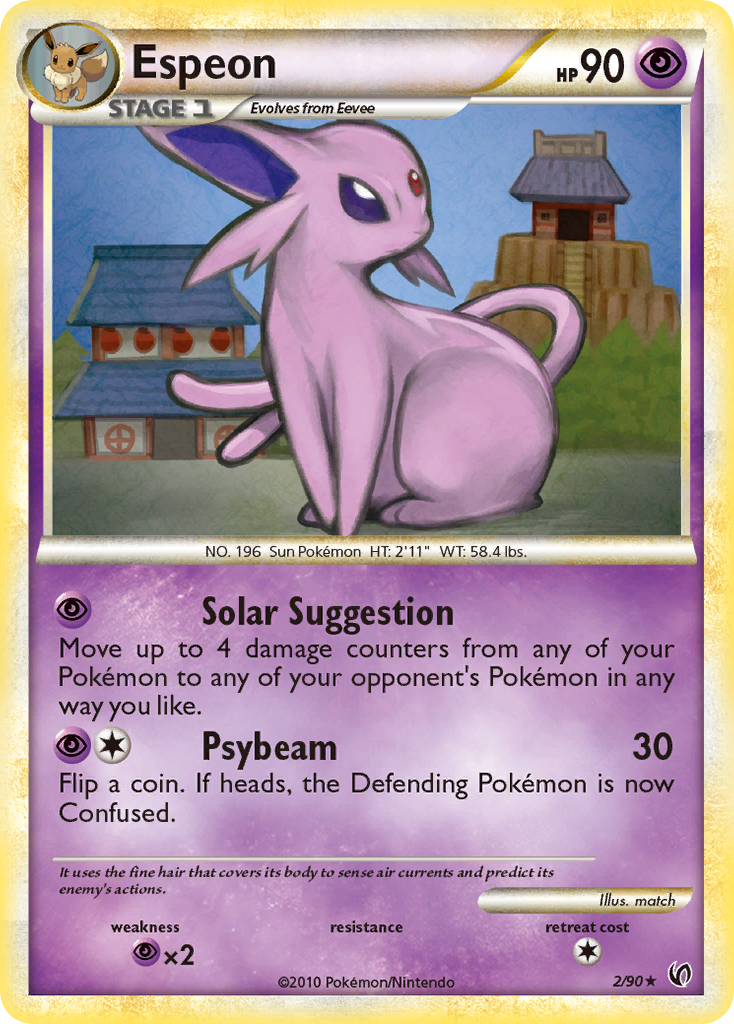 Espeon (2/90) [HeartGold & SoulSilver: Undaunted] | Gear Gaming Fayetteville