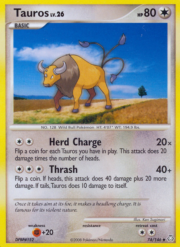 Tauros (74/146) [Diamond & Pearl: Legends Awakened] | Gear Gaming Fayetteville