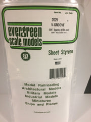 Evergreen V-Groove Sheet #2025 | Gear Gaming Fayetteville