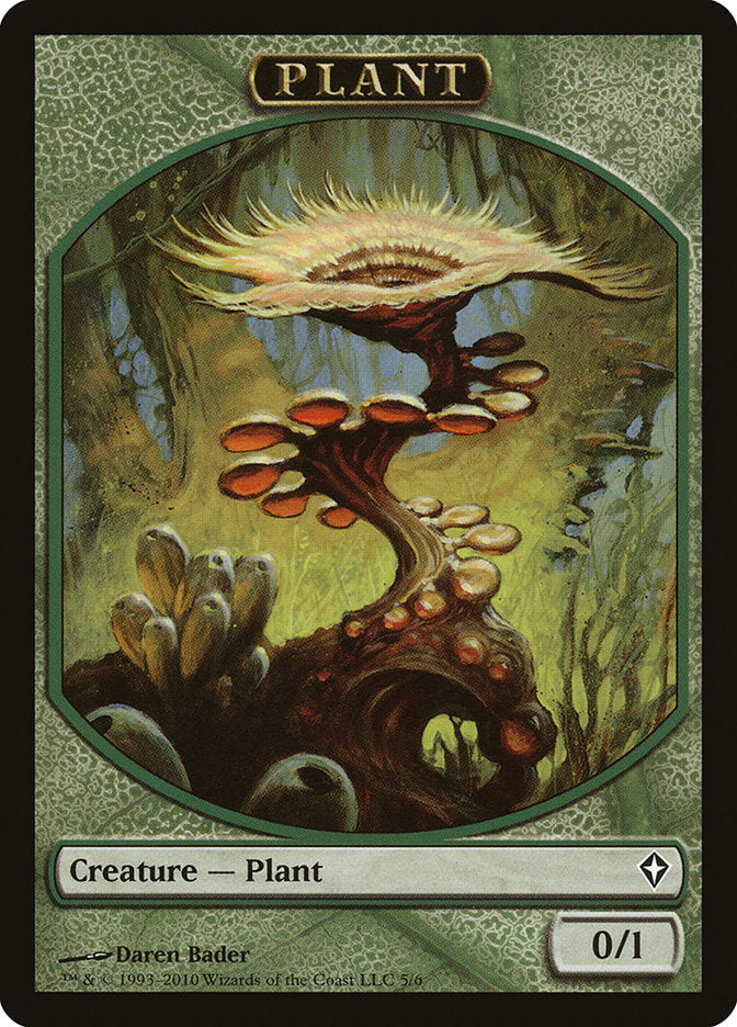 Plant Token [Worldwake Tokens] | Gear Gaming Fayetteville