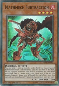 Mathmech Subtraction [Mystic Fighters] [MYFI-EN004] | Gear Gaming Fayetteville