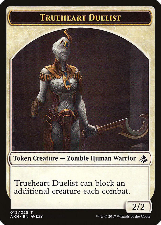 Trueheart Duelist Token [Amonkhet Tokens] | Gear Gaming Fayetteville