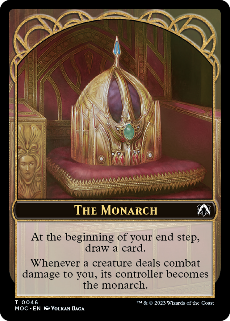 The Monarch // Shapeshifter Double-Sided Token [March of the Machine Commander Tokens] | Gear Gaming Fayetteville