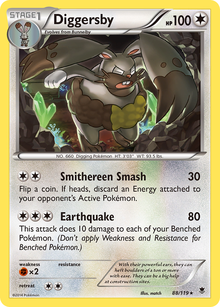 Diggersby (88/119) [XY: Phantom Forces] | Gear Gaming Fayetteville